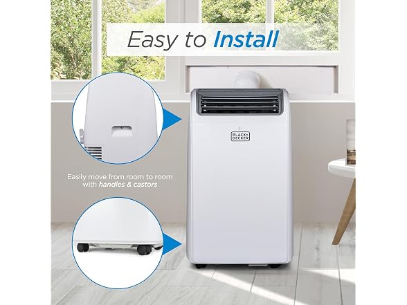 BLACK+DECKER Smart Portable Air Conditioner, 14,000 BTU