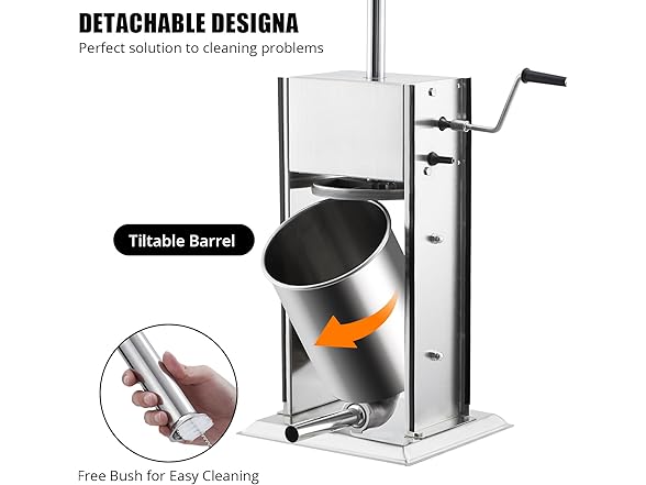 GarveeTech Stainless Steel Sausage Maker -5 L