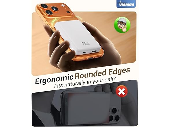 HAIARA 10000mAh Magnetic Portable Charger