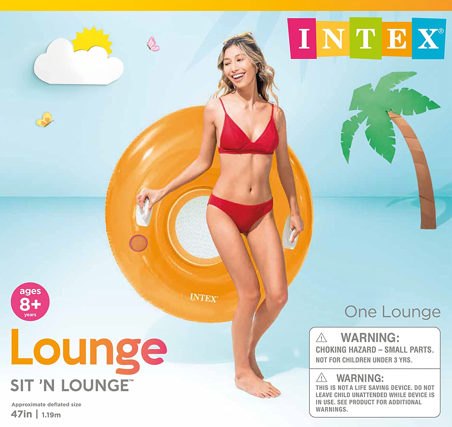 Intex Sit 'n Lounge Inflatable Pool Float (Colors May Vary) - Gallery 6
