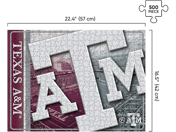 FOCO Texas A&M NCAA 500 Piece Jigsaw