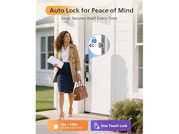 Philips WiFi Smart Lock with Front Door Handle Set