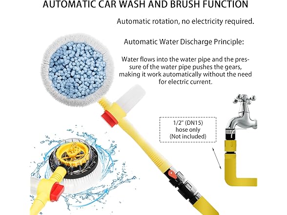 SZXDG Rotating Car Wash Brush Kit