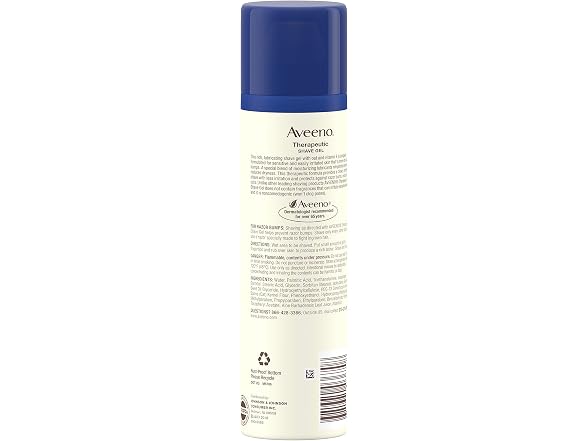 Aveeno Therapeutic Shave Gel with Oat and Vit