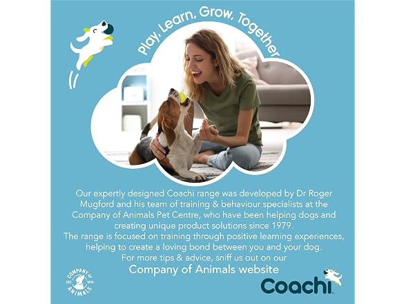 Company of Animals Coachi Training Whistle | Coral