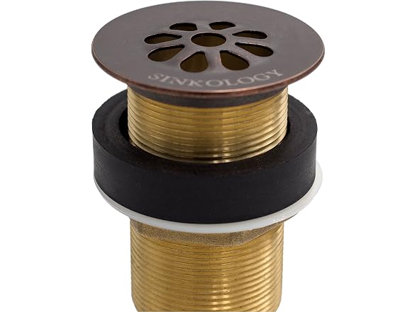 SinkSense 1.5" Grid Sink Drain in Aged