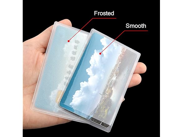 BronaGrand 50pcs Transparent Vertical ID