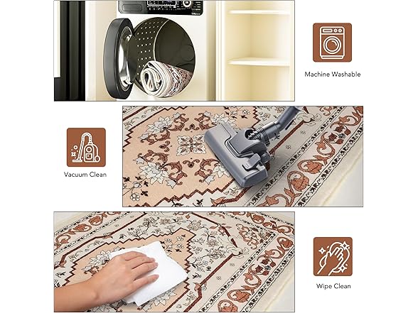 ROTTOGOON Vintage Hallway Runner Rug 2x6