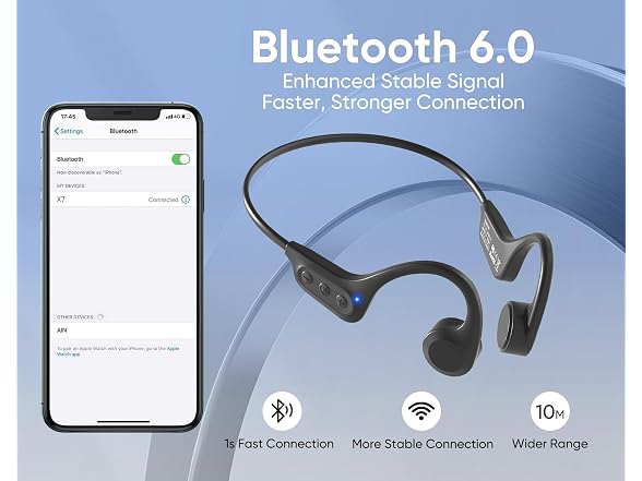 Nanajorwa X7 Bone Conduction Headphones