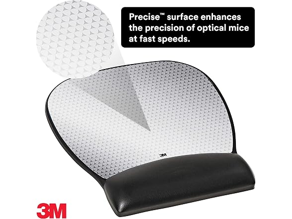 3M Precise Mouse Pad with Gel Wrist Rest