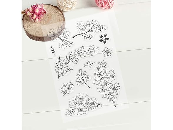 GLOBLELAND Bird Clear Stamps Silicone Stamp