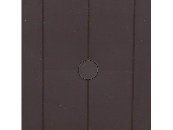 Sunnydaze 31-Inch Square Plastic Indoor/Outdoor Dining Table - Brown