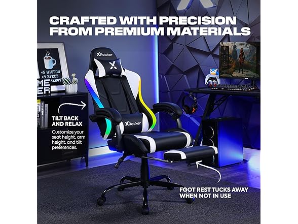 X Rocker Achiever PC Video Gaming Chair