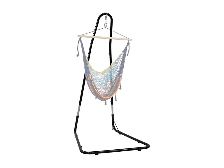 Sunnydaze Decor HH-AHC 93in Hammock Chair Stand Black