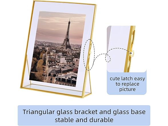 yshengood 8 x 10 Gold Picture Frame