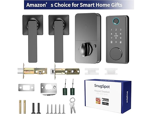 SnugSpot WiFi Fingerprint Smart Lock