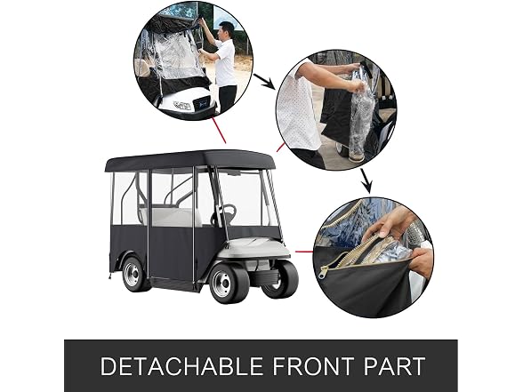 Golf Cart Enclosure, Polyester Driving
