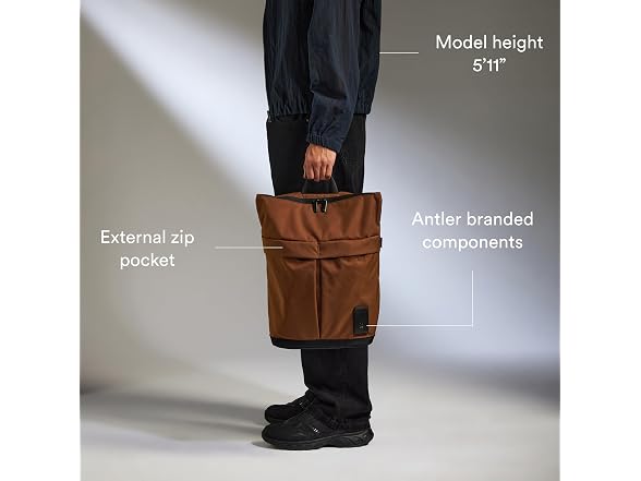 ANTLER - Urban Core Zip Top Backpack