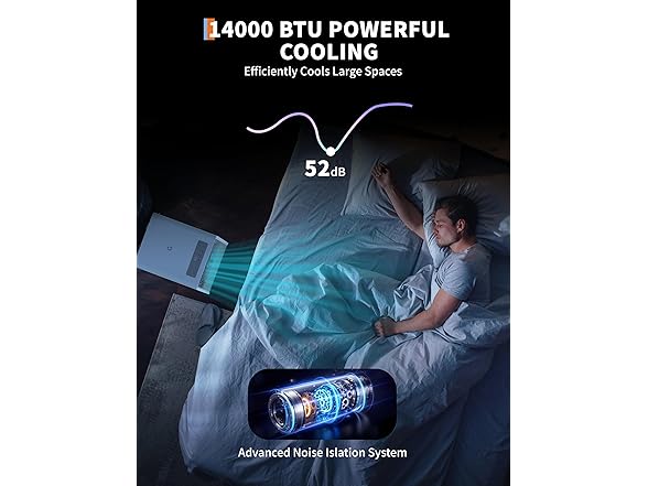 (NEW!) GAOMON 14,000 BTU Portable AC