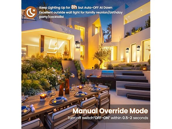 TOBUSA Motion Sensor Outdoor Lighting for House