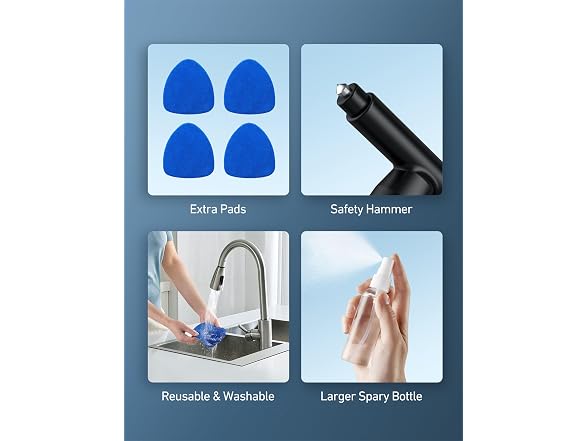 Windshield Cleaner with Mirror Squeegee