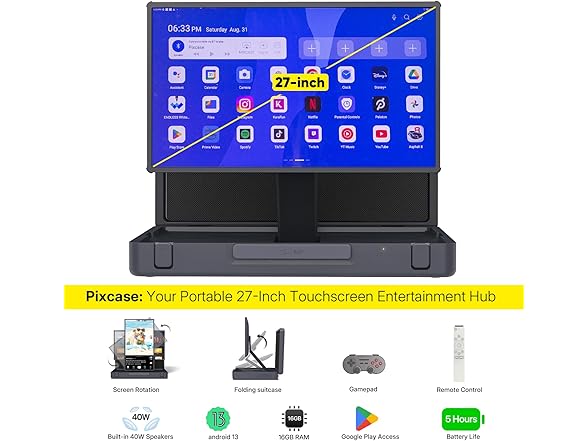 Mobile Pixels 27" Pixcase