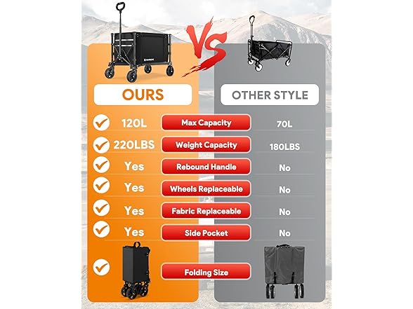 Raynesys 3 in 1 Collapsible Wagon