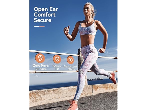 DEMICEA Bone Conduction Wireless Headphones - Built-in 32GB