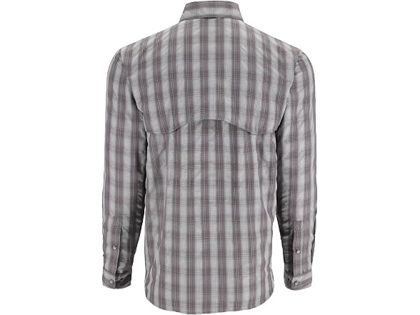 Simms Men's (XL) Big Sky LS Shirt Grayling Plaid X