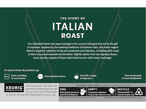Starbucks Italian Roast K-Cups 10ct