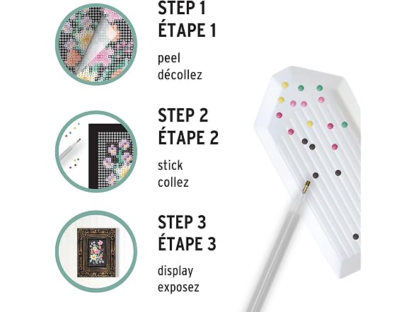 Brea Reese Funky Frame Gem Kit - Floral, 6x8 Diamond Painting