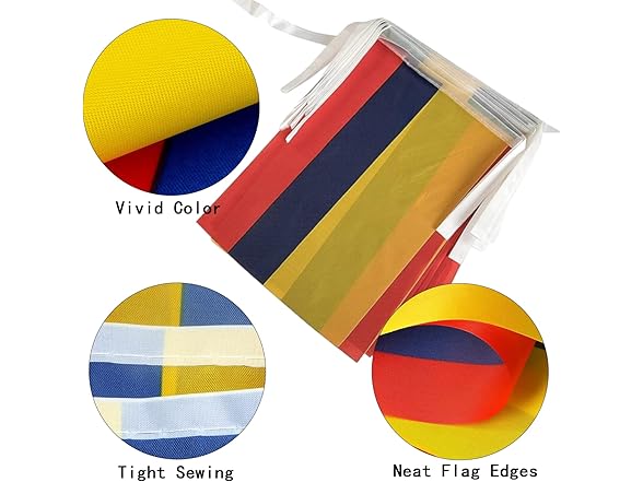 GSYLPFT Columbia String Flags 33ft