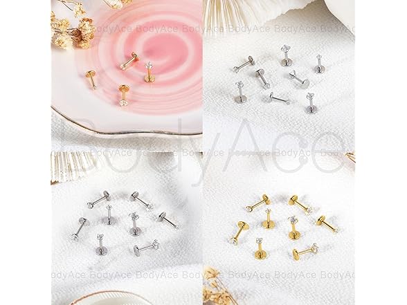 Threadless Push in Nose Ring Studs