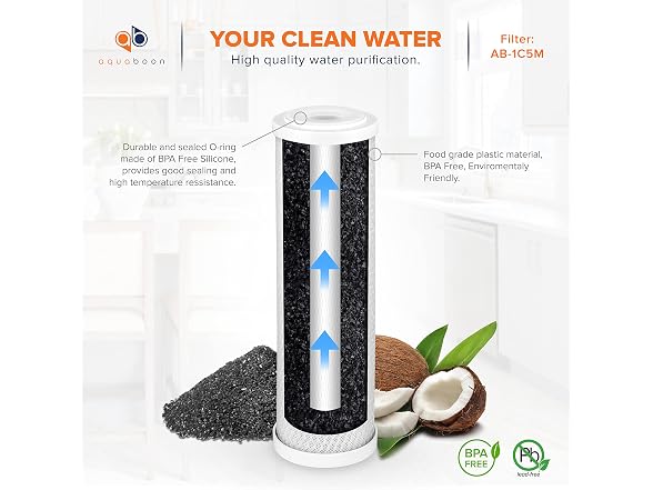 Aquaboon 5-Stage Reverse Osmosis Water Filter Kit