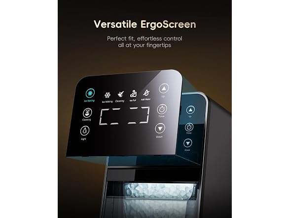 ecozy Nugget Ice Maker, Pebble Ice 40lb