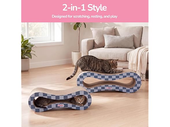 THE LICKER STORE Suvi 26" Modern Cardboard Infinity 2-in-1