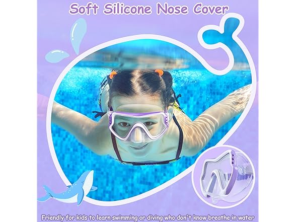 ITOWE 2 Pack Swim Goggles for Kids 8-15