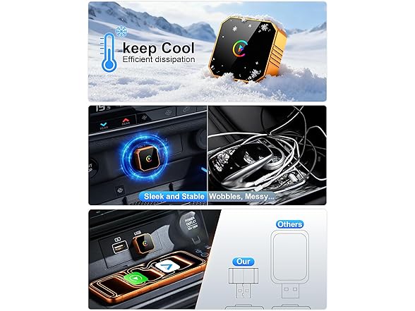 2-in-1 Wireless CarPlay Adapter