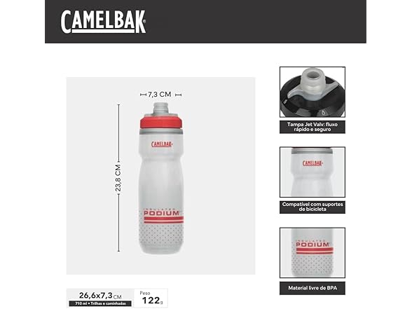 CamelBak Podium Chill Insulated Bike Water Bottle - 24oz