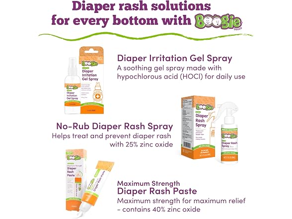 Boogie Maximum Strength Diaper Rash Paste 4oz