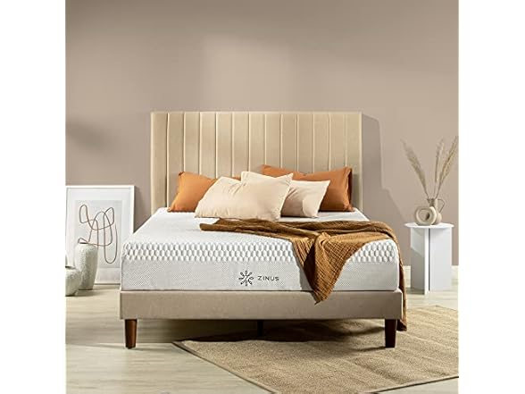 ZINUS 10" Bliss Memory Foam Twin Mattress