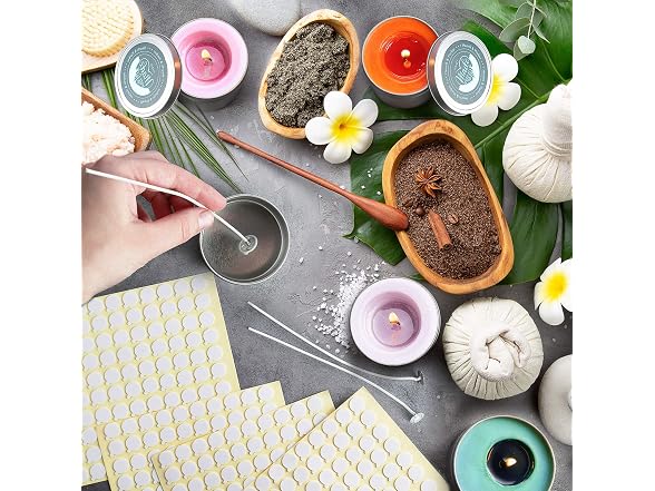 Hearth & Harbor Candle Wick Stickers 500Pc