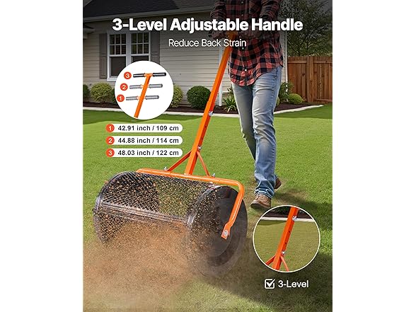 VEVOR Compost Spreader and Peat Moss Spreader