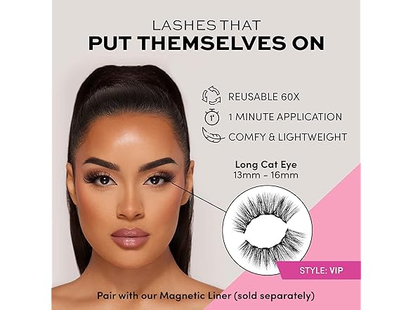 Glamnetic Magnetic Eyelashes - VIP
