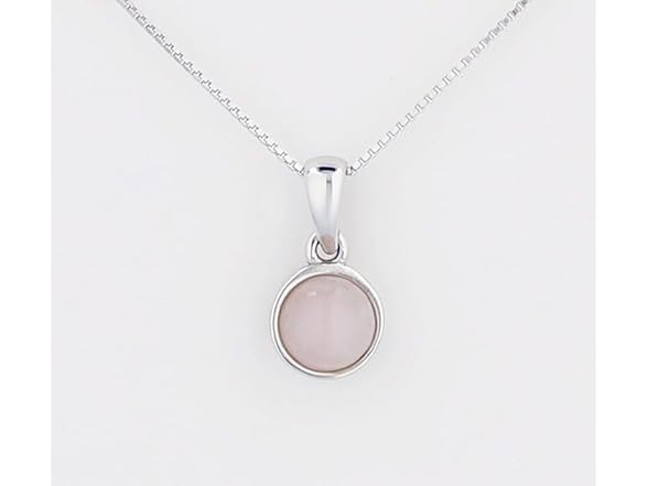 R-Naya Rose Quartz Gemstone Necklace