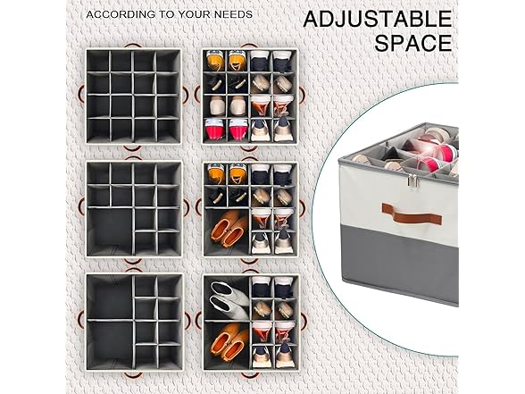 Adjustable Foldable Shoe Holder 2 Pack