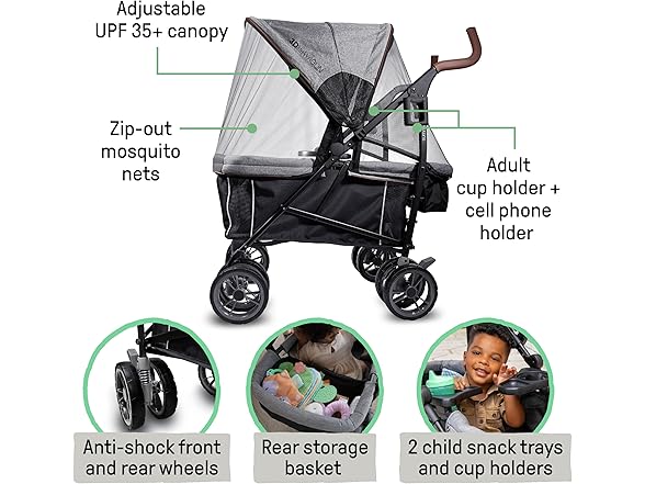 Summer Infant 3Dlite Wagon Stroller