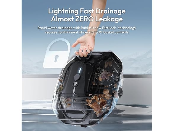 BUBLUE Bubot 300P Robotic Pool Cleaner | 850 sq.ft.