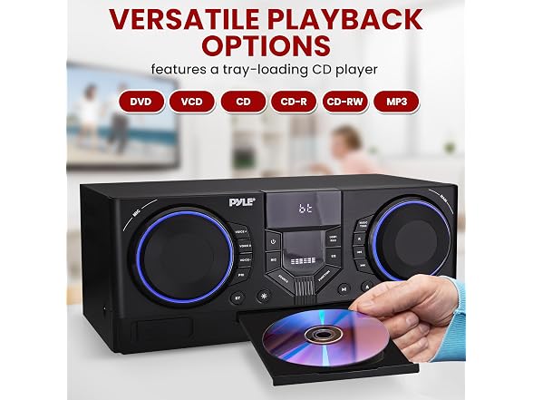 Pyle 4-Piece Bluetooth Stereo System - Mini Hi-Fi