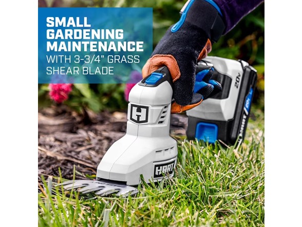 HART 20 Volt Shear/Shrubber Kit, (1) 2.0Ah Lithium-Ion Battery